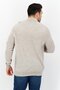 Men High Neck Embroidered Logo Long Sleeves Sweater, Warm Dusty Marl - 4