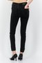 Women Skinny Fit Washed Stretchable Denim Jean, Washed Black - 3