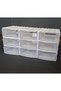 Transparent Organizer Box with Drawers 9 Boxes Dremel Engraving Bead Jewelry Storage Box Organizer - 4