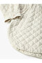 Quilted Jacket with Snap Buttons Shirt Collar Pocket Detailed - 7