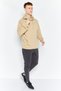 Men Sportswear Fit Long Sleeve Training Hoodies, Beige - 2