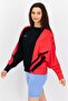Women Sportswear Fit Brand Logo Training Sweatshirt, Black - 2