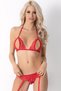Thin Strap Lace Fancy Bra Set