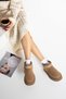 Mely Mink Suede Thick Sole Women's Boots with Fur Inside