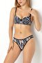 Zebra Patterned Bra Set