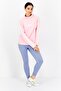 Women Sportswear Fit Long Sleeves Running Sweatshirt, Pink - 2