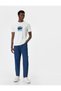 Cotton Slim Fit T-Shirt - Slogan Printed, Short Sleeve, Crew Neck - 2