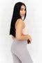 Women Sportswear Fit Sleeveless Tank Top, Peach - 2
