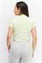Women Sportswear Fit Short Sleeve Training T-Shirt, Lemon Green - 3
