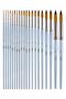 Watercolor Brush No:20 1 Piece Synthetic Bristle Water Color Professional Brons Brush Art And Hobby Acrylic B - 4