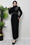 Hazal Modest Dress Black - 5