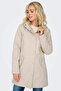 Women's Hooded Fleece Raincoat Coat - 15206116