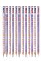 Princess Round Lead Pencil 12 Pcs 1 Pack Conqueror Lead Pencil 2B Lead Castle in Black Soft Colors - 3