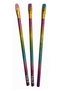 Pencil with Eraser Head, 3 Pieces of Glitter and Gold Makeup Brush, Pencil with Soft Colors - 3