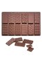 Big Size Chocolate Tablet - Dubai Pattern, Silicone Mold Gt507