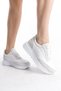 Women's White Genuine Leather Casual Sports Shoes Sneakers - 2