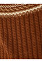 Turtleneck Textured Patterned Winter Knitwear Sweater - 6