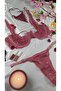 Women's Capless Ballet Strap Dry Rose Stylish Suit Bra - 5