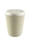,Knit,Bathroom Bin,22CM,Off White Color - 2