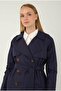 Past Trench Coat Dark Blue - 5