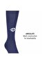 Plain Encounter Football Socks (NAVY BLUE/WHITE, M) | Knee Length, Soft & Absorbent - 3