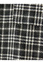 Long Sleeve Cover Pocket Detailed Plaid Tweed Shirt Jacket - 6