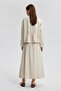 Lace Detailed Linen Bluz - 4