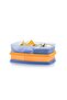 2-Piece Water Bottle and Food Carrying Container with Compartments - 2