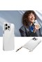 Apple iPhone 14 Pro Max Case Airbag Redclick Snap Silicone Cover with Attachable Strap - 2