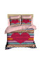 Heart Wool Knitting Colorful 3D Digital Double Duvet Cover Pillow Set