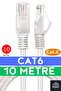 كابل إيثرنت بطول 10 أمتار للإنترنت والكمبيوتر والمودم وكابل الشبكة المحلية Cat6