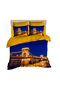 Budapest Chain Bridge Scenery 3D Digital Double Duvet Cover Pillow Set