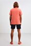 Morgan Men's Regular Fit 100% Cotton Pink Polo Neck T-shirt - 5