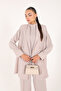 Meli̇ke Tatar Jacketed Jumpsuit 9357 Stone - 4
