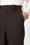 High-waisted striped relaxed fit men's trousers - 3
