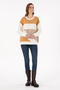 Women's Camel Melange Crew Neck Sweater 50291575-Vr122 - 4