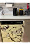 Refrigerator and Dishwasher Door Sticker Self-Adhesive Foil Covering Butterfly - 5