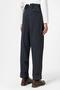 High-waisted striped relaxed fit men's trousers - 5