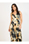 Tie-Up Sleeveless Tiered Maxi Dress - 5