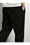 Men's Black Straight Leg Sweatpants - 4