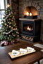 New Year Christmas Bamboo Snack Pine Tree 3-Piece Snack Bowl - 4