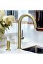 Stainless Modern Gold Faucet - Pinterest Style Sink - Unique Design for Bathroom & Kitchen - 6
