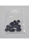 Brown Patterned 2 cm Diameter Polyester Button 20 Pieces. - 3