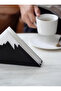 Decorative Fashionable and Durable Metal Napkin Holder Snowy Mountain Design - 3