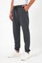 Thick Black-Navy Blue-Anthracite Men's 3-Piece Sweatpants Jogger with Back Pockets Elastic Cuffs Regular Fit - 4