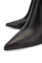 Women's Genuine Leather Brown Heeled Boots - 3