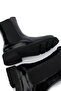 Women's Genuine Leather Black Patent Leather Casual Boots - 4