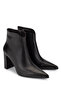Women's Genuine Leather Brown Heeled Boots - 2