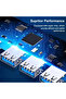 4 Port USB 3.0 Hub Converter Multiplexer 4 Port USB 3.0 Hub Multiplexer (No Data Transfer) - 4