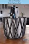 Pen Holder Desk Pen Holder Organizer Pen Holder Antique Silver Color Model 18 - 3